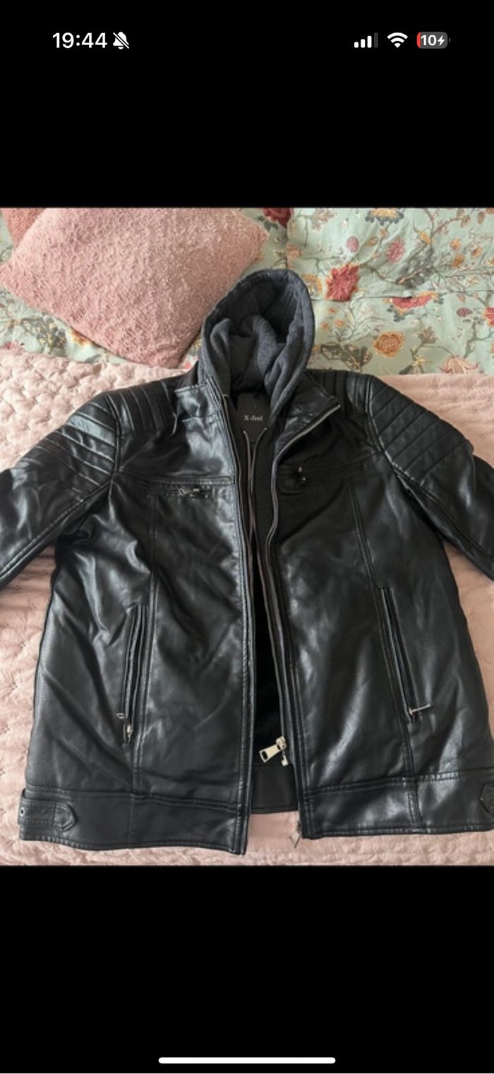 Veste simili cuir
