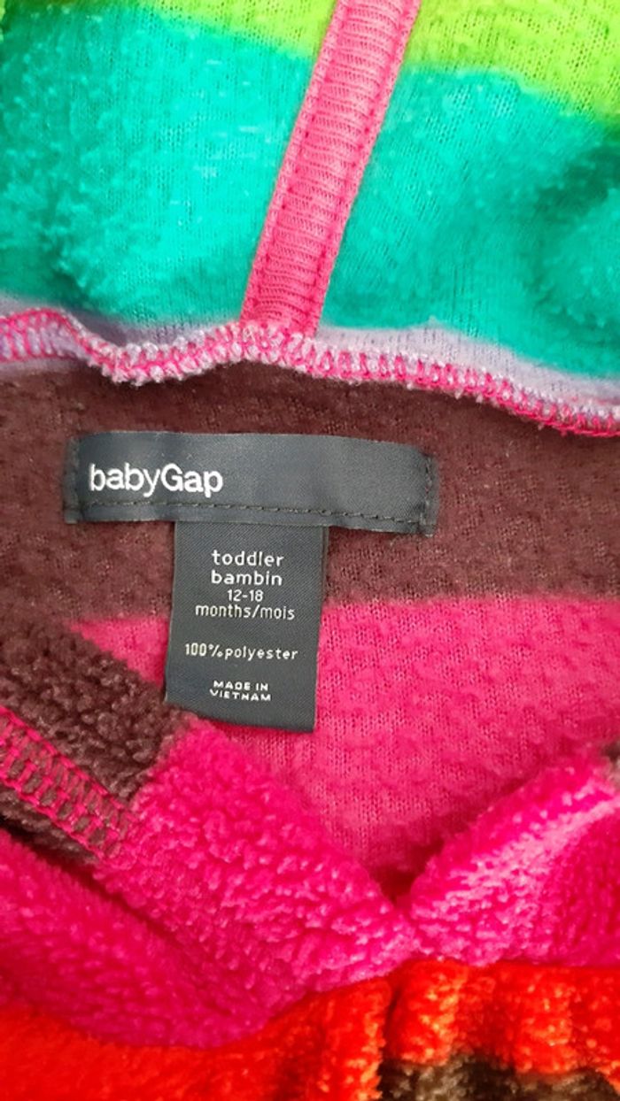 Robe à capuche manche longue fille - photo numéro 3