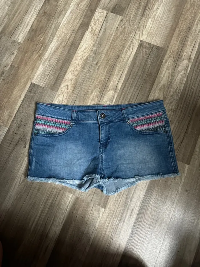 Short en jeans