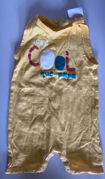 Combinaison jaune été 3mois bulle de BB