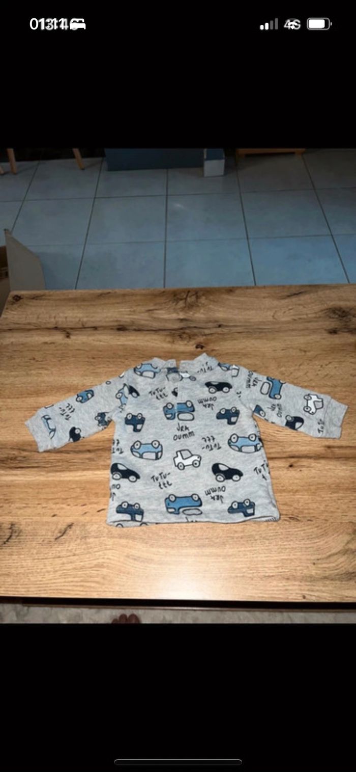 Lots de tee-shirts bébé 3 mois - photo numéro 9