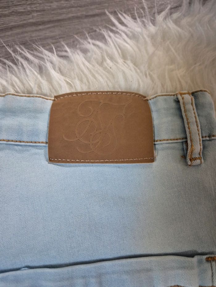 Jeans skinny brodé pour homme T. XL Siksilk - photo numéro 6