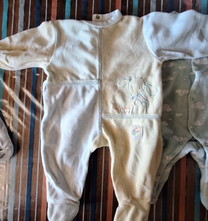 Lot 3 pyjamas bébé 1 mois - photo numéro 5