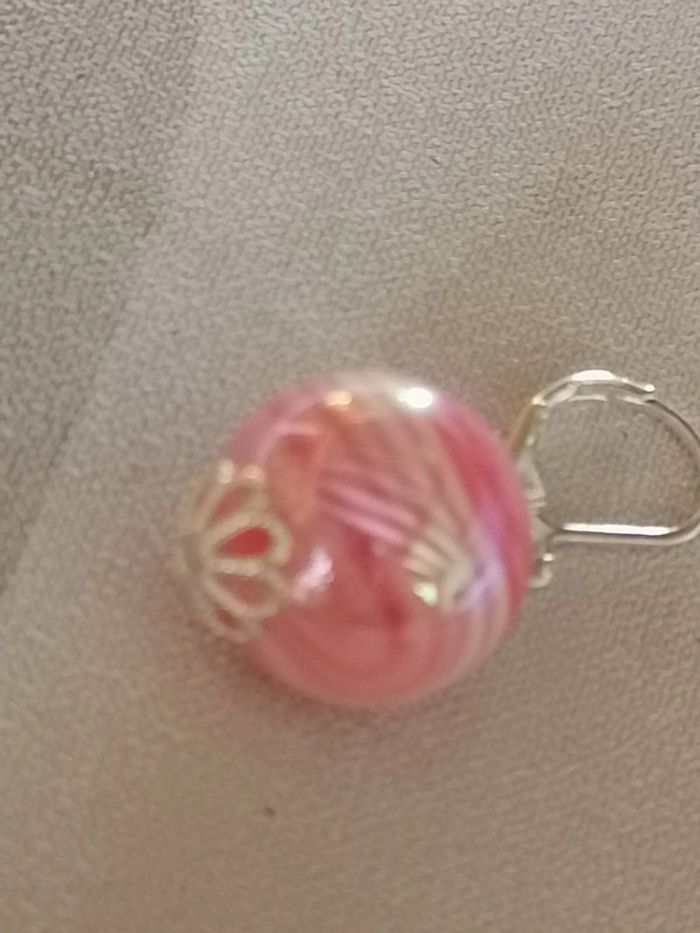 Boucles d'oreilles pendentif - photo numéro 3