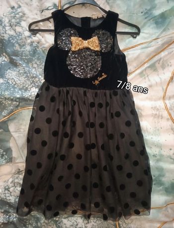 Robe de fête cérémonie minnie 7/8 ans