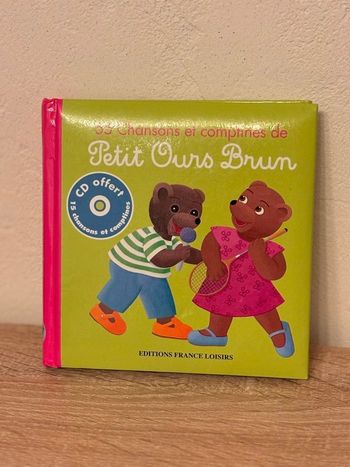 Livre 55 chansons et comptines de petit ours brun 
