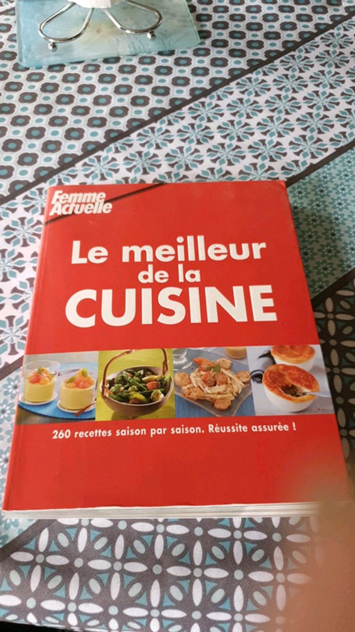 Livre cuisine femme actuelle