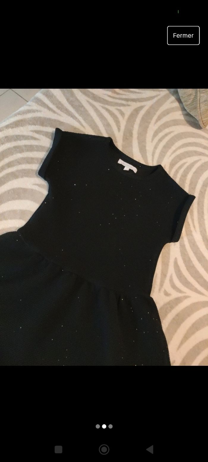 Robe noir a paillettes