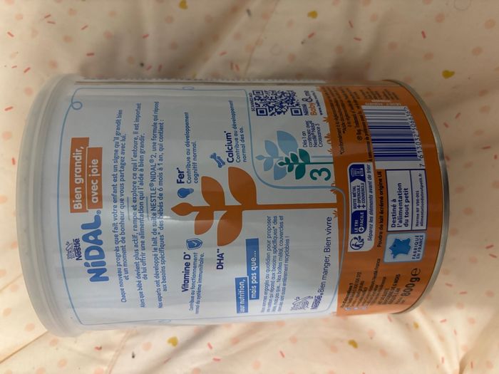 Lait infantile Nidal - photo numéro 2