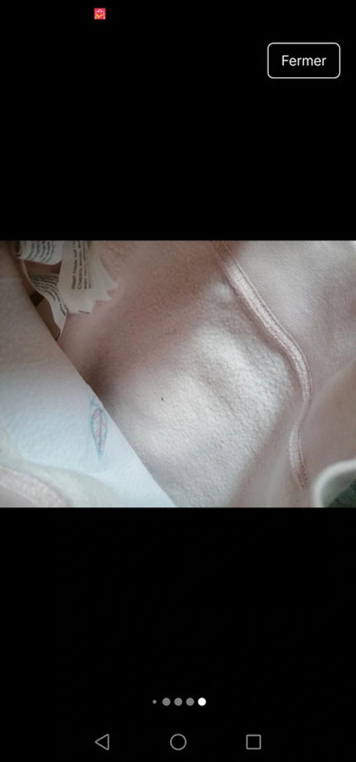 Sweat enfant rose tape à l'œil - photo numéro 6