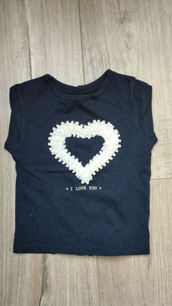 T-shirt coeur Kiabi 12 mois