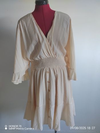 Robe fluide doublée