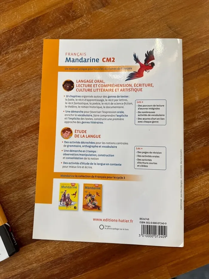 Livre français, mandarine, CM2 - photo numéro 6