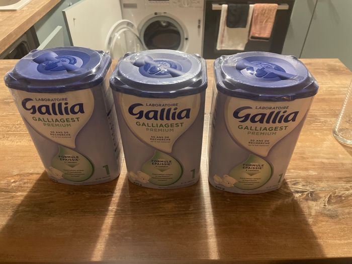 3 paquets de lait Galliagest 1er âge - photo numéro 2
