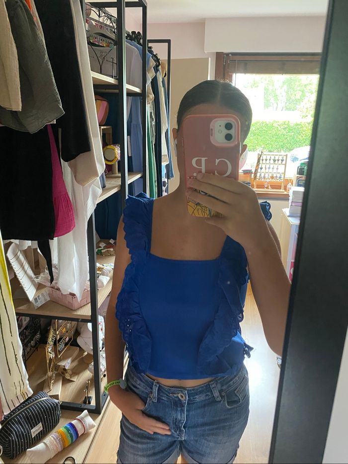 Débardeur bleu