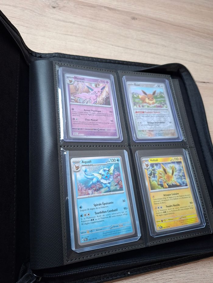 Classeur zip 128 toploaders Pokémon et autres TCG Coloris Beige - photo numéro 4