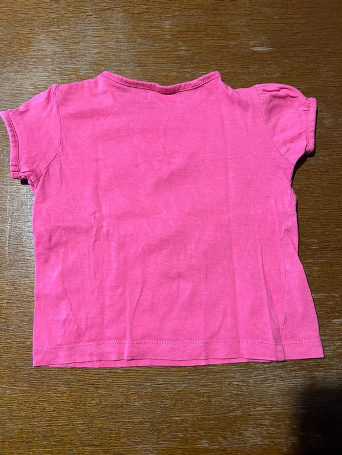 T-shirt manche courte fushia - photo numéro 3