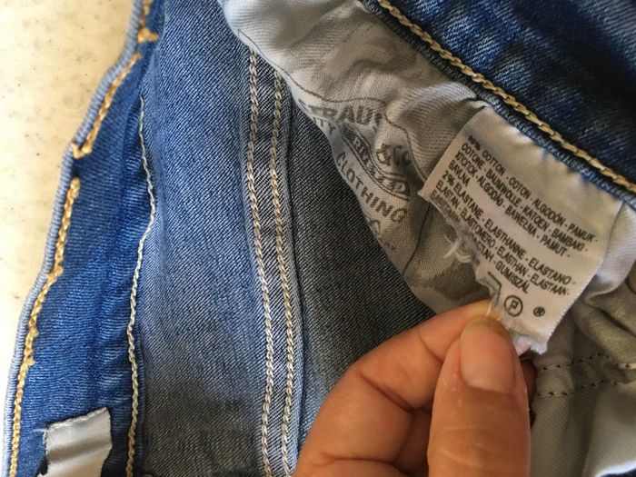 Short en jean marine Lévis 511 - photo numéro 4