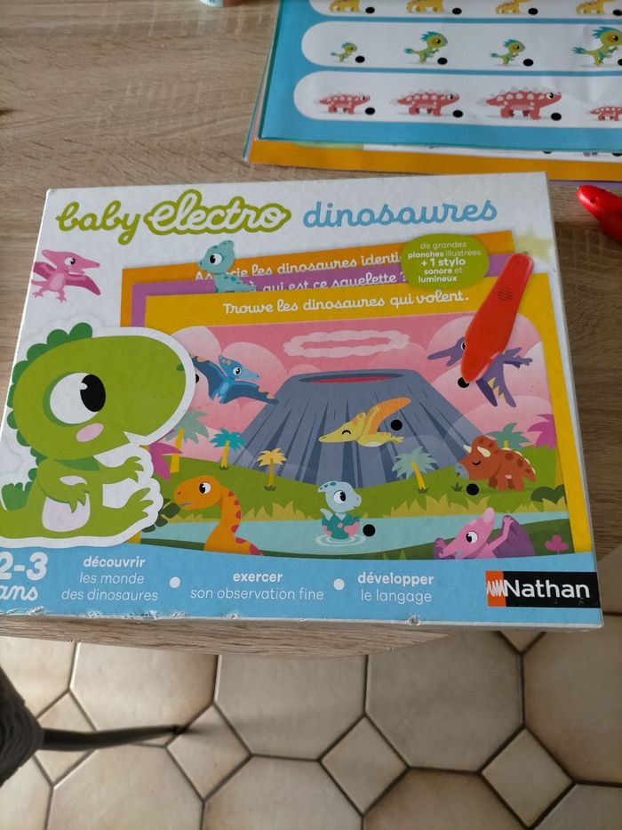 Jeux baby électro dinausaures