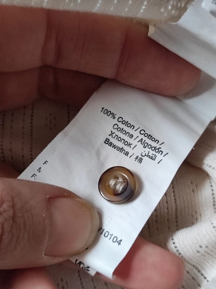 Top court beige taille S - photo numéro 4