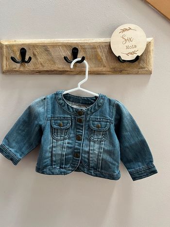 Adorable veste en jean 6 mois tape à l’œil