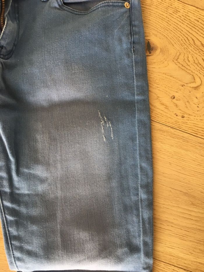 Pantalon bleu délavé - photo numéro 2