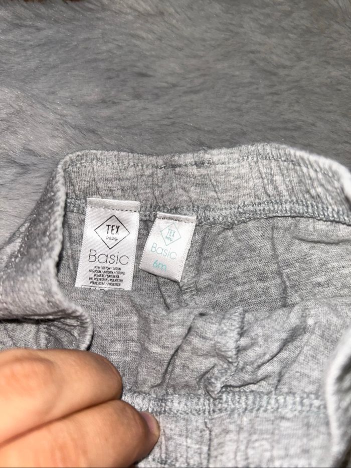 Legging / pantalon souple gris - 6 mois - Tex Baby - photo numéro 4
