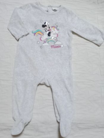 Disney pyjama velours Minnie Licorne 6 mois