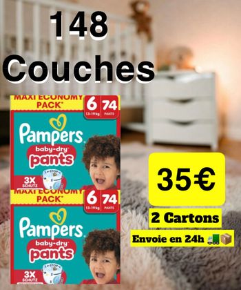 Pampers Baby Pants Taille 6 Neuf Lotx2