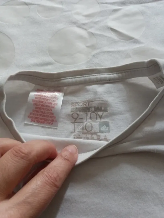 Tee shirt manches courtes adidas taille 9-10 ans - photo numéro 2