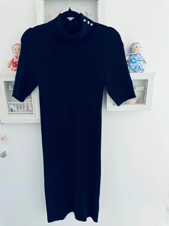 Robe longue boutons nacres