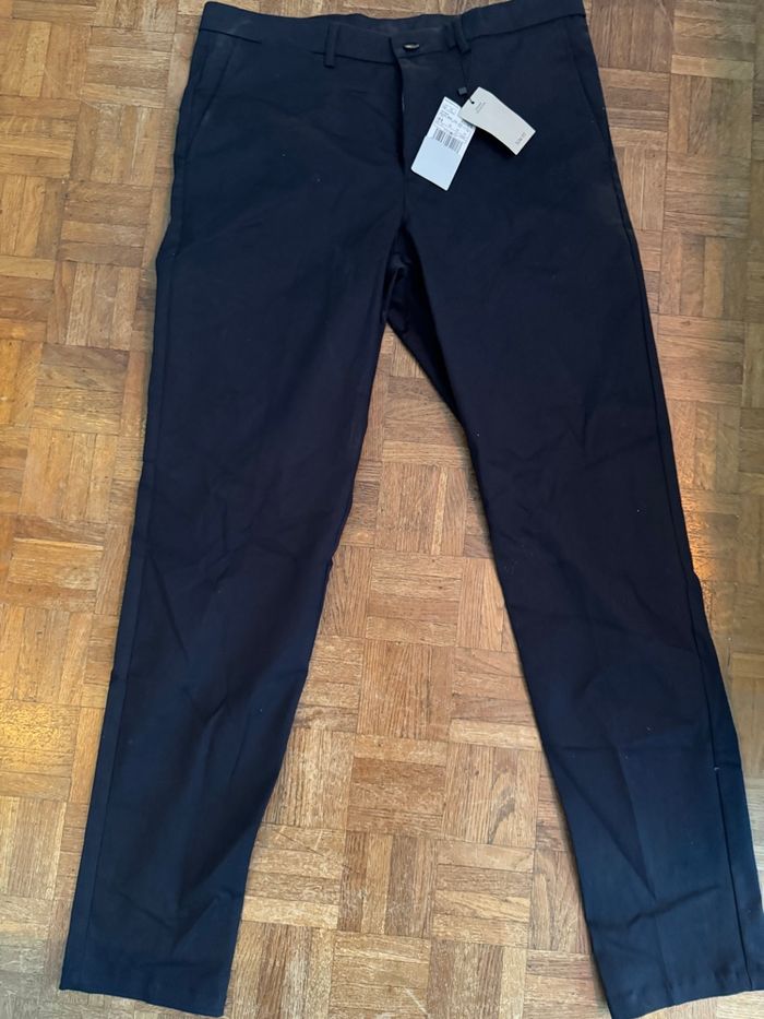 Chino Slim fit bleu foncé - photo numéro 1