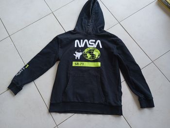 Sweat à capuche nasa 14 ans
