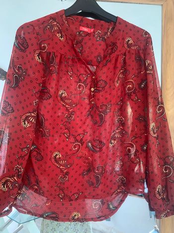 Blouse transparente Tissaia taille 40 manches longues