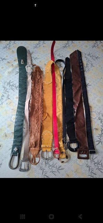 Lot de ceintures