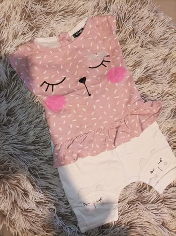 Ensemble sarouel et haut à volants