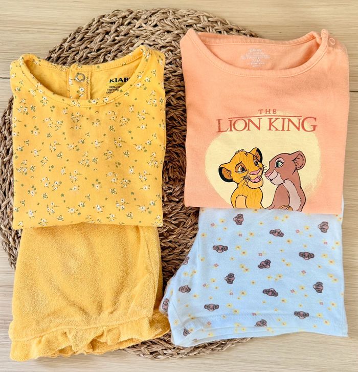 Lot de pyjamas shorts Kiabi