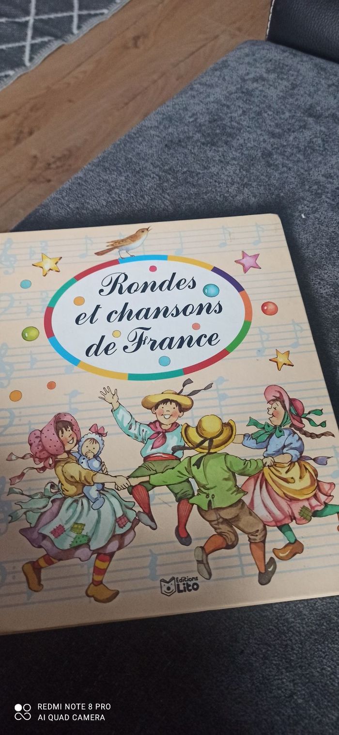 Livre rondes et chansons de france