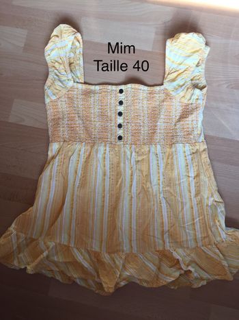 Haut jaune Mim Taille 40