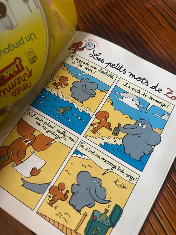 Livre mes premières j’aime lire avec CD un pingouin dans le frigo - photo numéro 4
