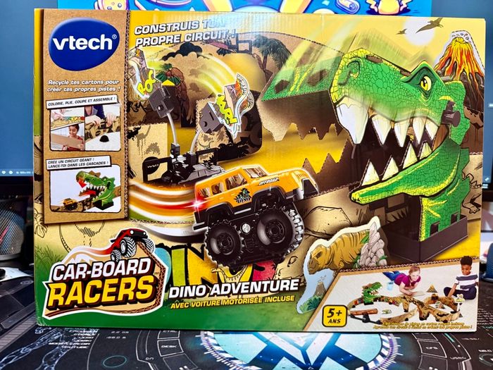 Vtech Dino Adventure Car Board Racers