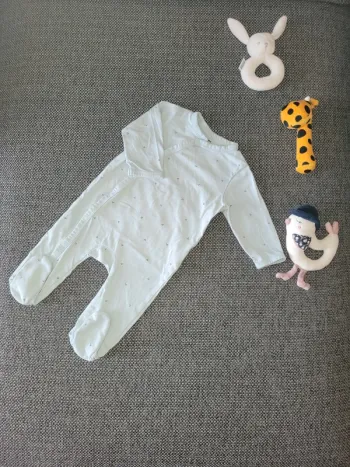 Pyjama garçon 1 pièce coton 3 mois