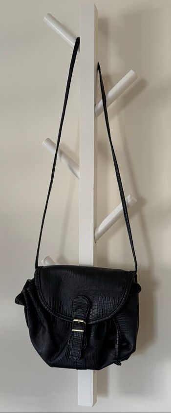 Sac noir simili cuir