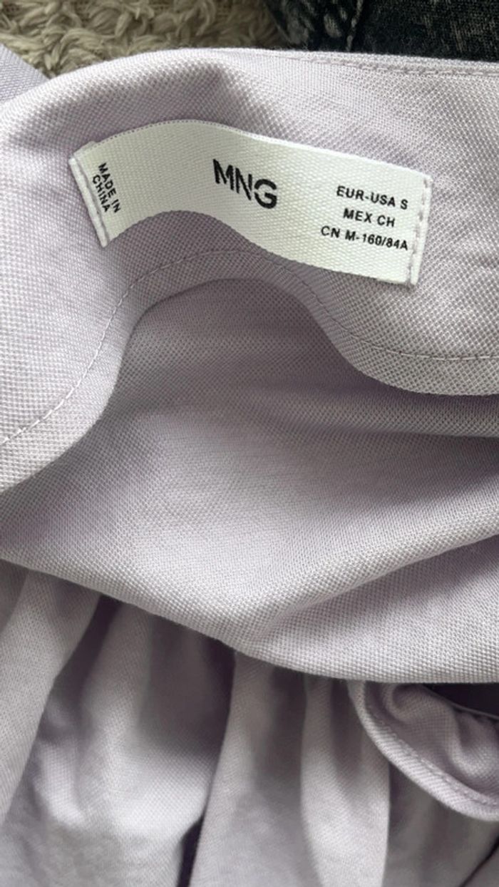 Blouse Crop top Lila MNG S comme neuve - photo numéro 4