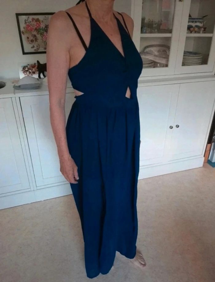 Longue robe bleue