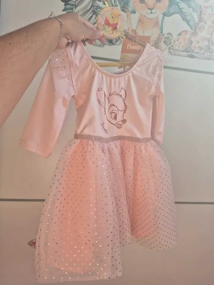 Magnifique robe disney bambi 104cm - photo numéro 3