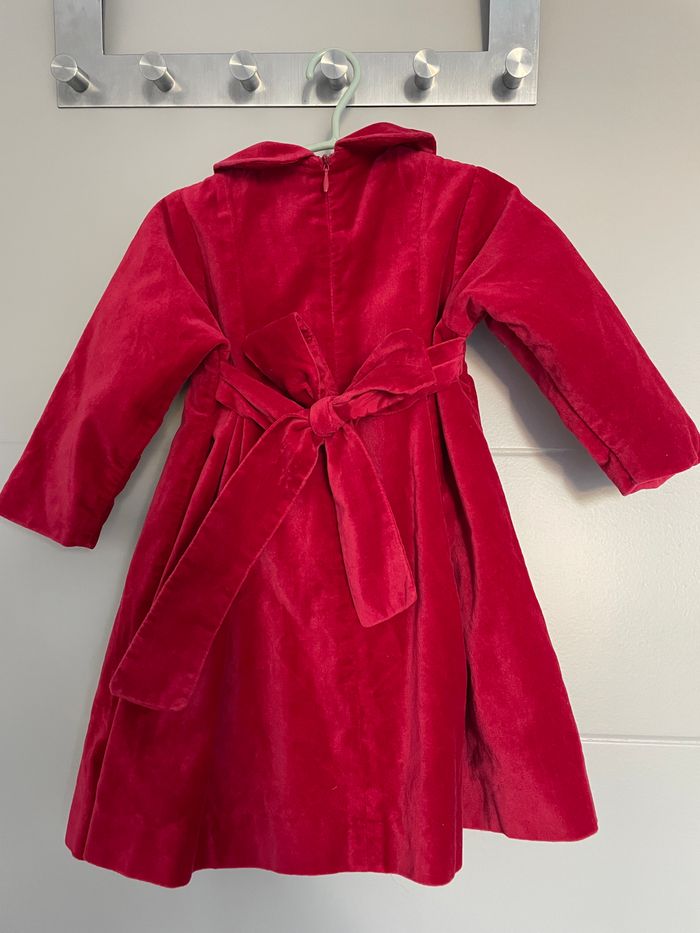 Robe de fête velours rouge, Jacadi 18 mois - photo numéro 2
