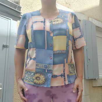 Magnifique chemisier Vintage pour taille 40