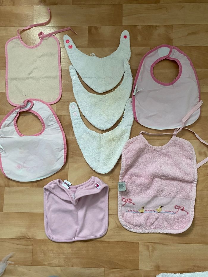 Lot de bavoirs fille - photo numéro 2