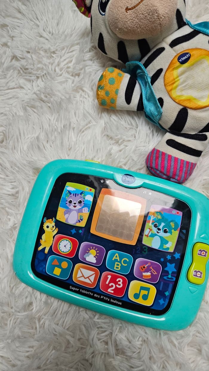 Lot 2 jouets vtech super tablette des loulous - photo numéro 5